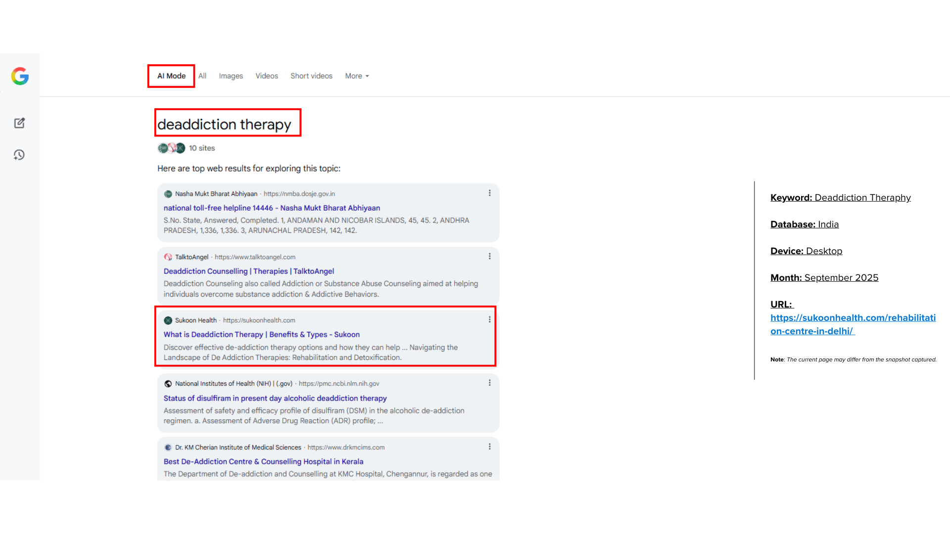 emiac-Sukoon-Health-serp-overview-case-study
