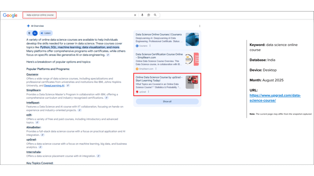emiac-upgrad-serp-ai-overview-case-study